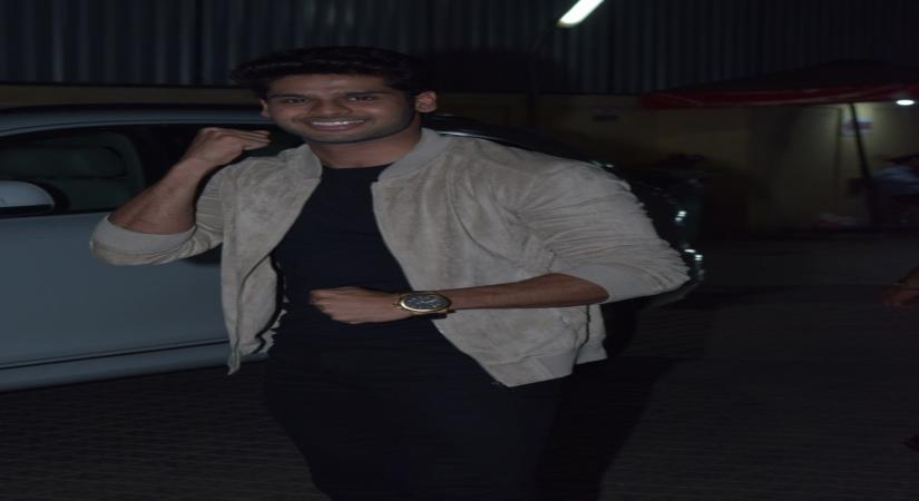 Mumbai: Actor Abhimanyu Dasani at the screening of his brother Sunny Kaushal's film "Bhangra Paa Le" in Mumbai on Jan 2, 2020. (Photo: IANS)