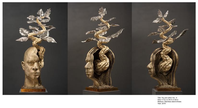 Dhananjay Singh: Sculpting together the inseparability of Man and Nature