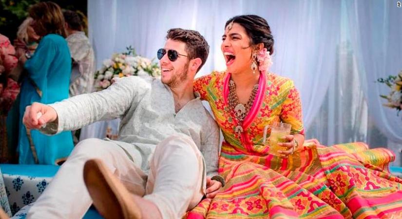 Priyanka and Nick at their larger than life wedding