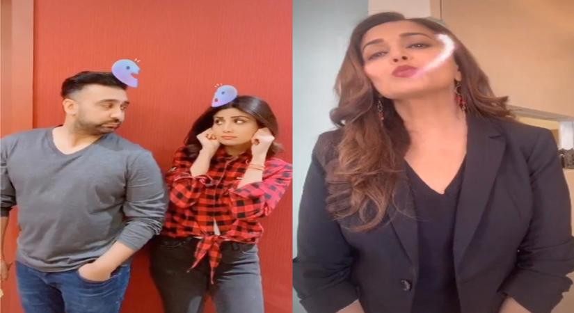 Shilpa Shetty, Madhuri celebrate Valentine's Day in Gen Z way