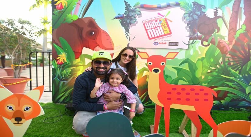 Actor Rannvijay Singha with his wife Priyanka and daughter Kainaat.