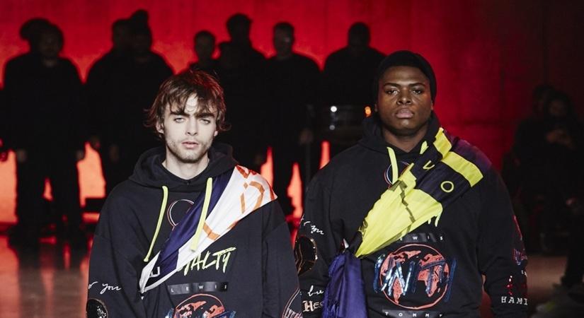 Lennon Gallagher at SS'20 Tommy Hilfiger showcase.