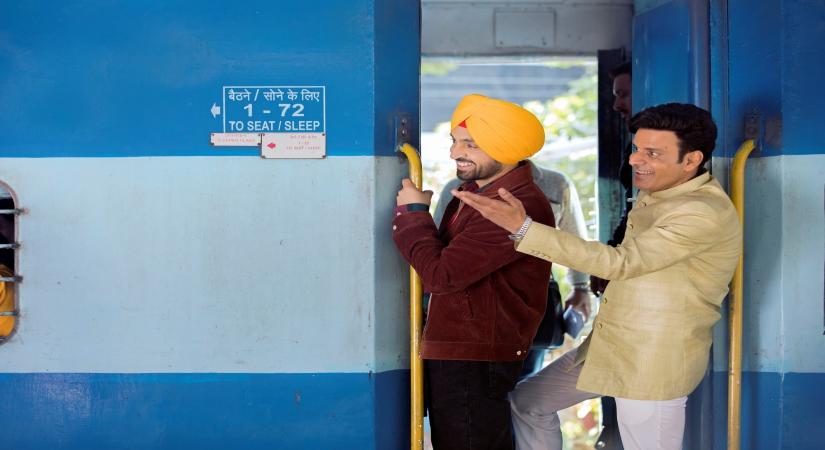 Actors Diljit Dosanjh and Manoj Bajpayee recently shot at a crowded a Chhatrapati Shivaji Maharaj Terminus (CSMT) platform here for their upcoming film "Suraj Pe Mangal Bhari".