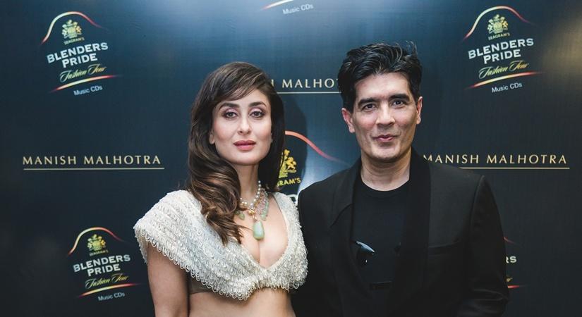 Showstopper Kareena Kapoor Khan and designer Manish Malhotra at Blenders Pride Fashion Tour Hyderabad 2019-20