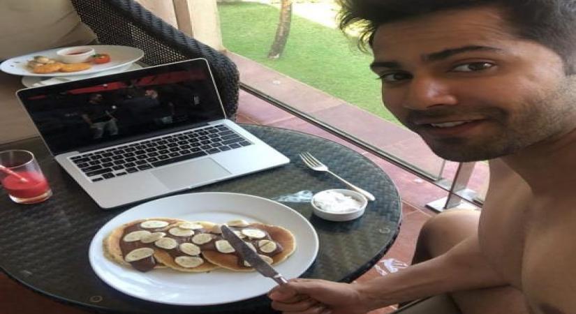 Actor Varun Dhawan celebrated wrapping up the shoot of his father David Dhawans upcoming comedy flick "Coolie No 1" with pancakes. The actor took to social media to share the news with fans and called it his "funniest film".