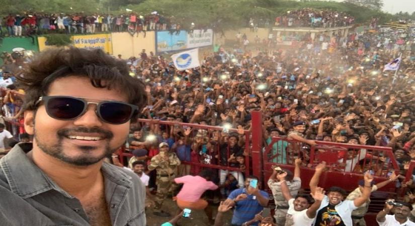 Vijay's selfie goes viral.