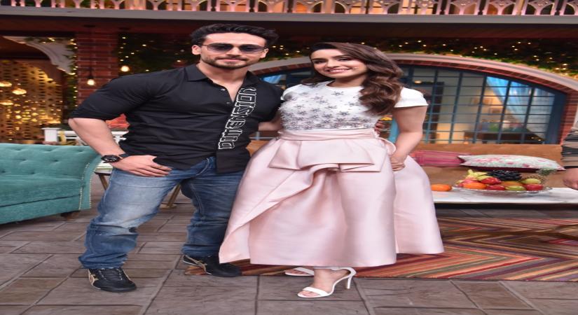 The cast of Baaghi 3 on the sets of The Kapil Sharma Show