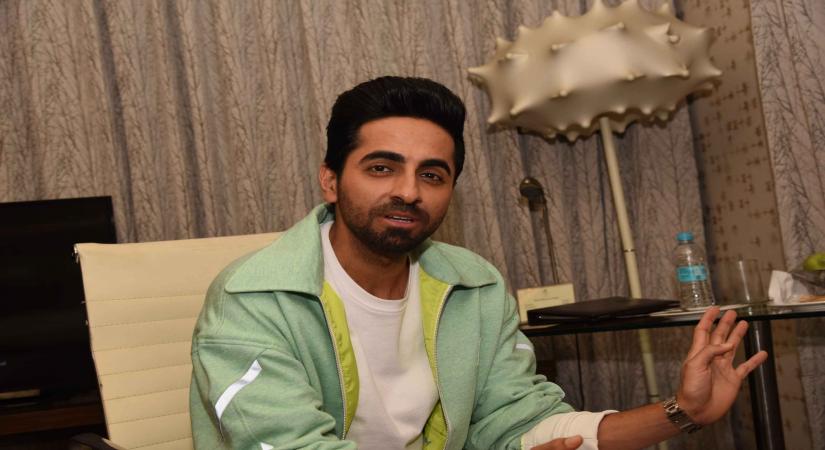 Patna: Actor Ayushmann Khurrana during the promotion his upcoming film 'Shubh Mangal Zyada Saavdhan' in Patna on Jan 22, 2020. (Photo: IANS)