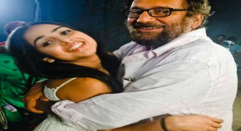 Shekhar Kapur with daughter Kaveri Kapur.