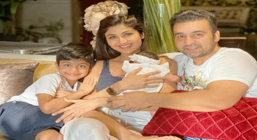 Shilpa Shetty's daughter turns 40 days old.