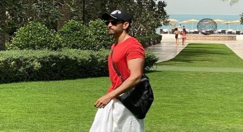 Bollywood star Ranveer SinghÃ¢ÂÂs famous out-of-the-box fashion sense has a new fan in Hrithik Roshan, it seems. Hrithik, who is currently vacationing in Dubai, shared a couple of photos on Instagram on Monday afternoon. In the photos, he can be seen wearing a red tee along with a white towel that he has wrapped like a lungi.