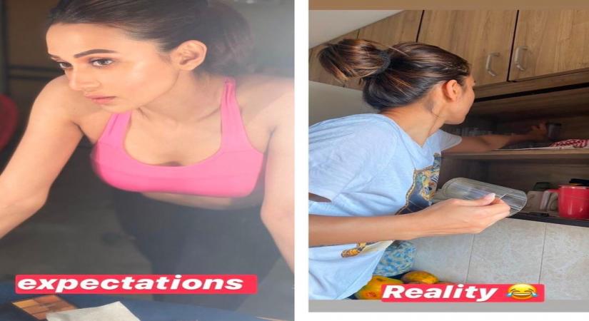 Mimi shares funny expectation vs reality post during lockdown.