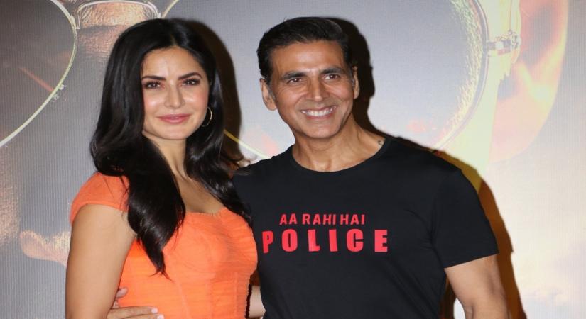 Mumbai: Actors Katrina Kaif and Akshay Kumar at the trailer launch of their upcoming film "Sooryavanshi" in Mumbai on March 2, 2020. (Photo: IANS)