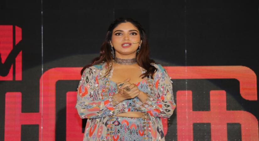 Mumbai: Actress Bhumi Pednekar addresses at the launch of fictional series "MTV Nished" in Mumbai on Jan 16, 2020. (Photo: IANS)