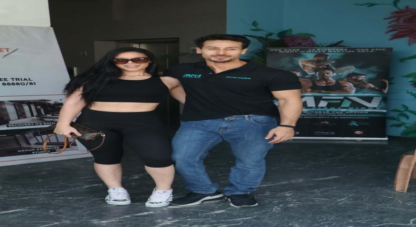 Mumbai, March 27 (IANS) Bollywood actor Tiger Shroffs sister Krishna Shroff has set the mercury soaring in the time of lockdown gloom by posting a video that has her sunbathing in a two-piece bikini in her balcony.(File Photo: IANS)