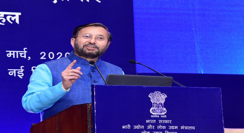 New Delhi:  Union Environment, Forest & Climate Change, Information & Mumbai, March 27 (IANS) With Union Minister of Information and Broadcasting Prakash Javadekar announcing the retelecast of the popular television serial of the 1980s, "Ramayan"on Doordarshan during the 21-day natonal lockdown, social media is full of request for retelecast of "Mahabharat" and "Chanakya".(File Photo: IANS/PIB)