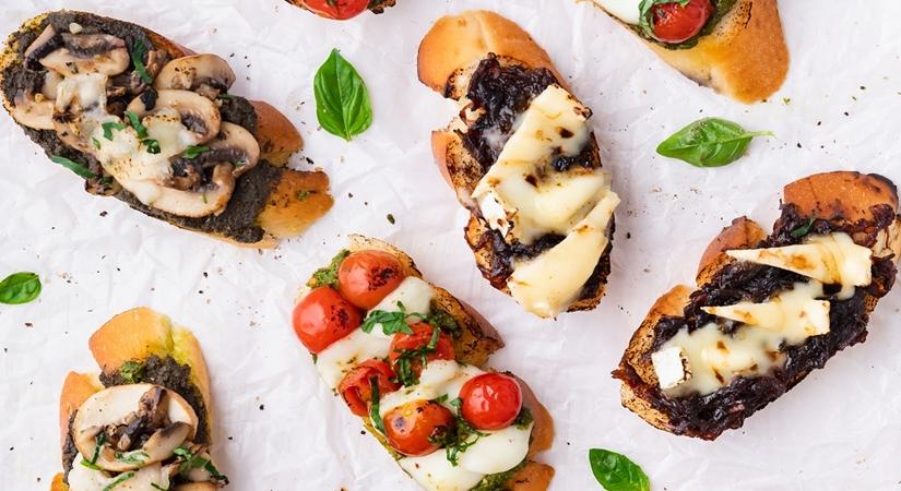 ASSORTED VEG BRUSCHETTA