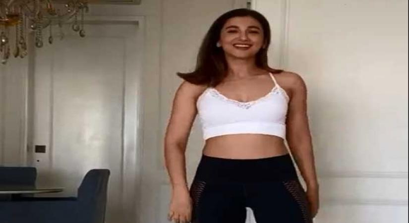 Gauhar Khan shakes a leg on Badshah's 'Genda Phool'.