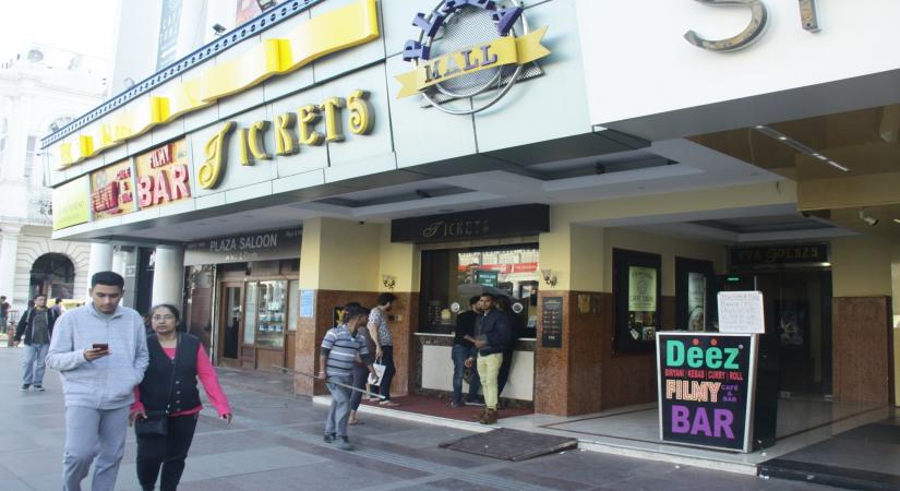 New Delhi: Cinema halls in the Capital are waiting for an official government directive before shutting shop in the wake of the coronavirus outbreak, after Delhi Chief Minister Arvind Kejriwal announced in a tweet that all movie theatres would remain shut in the city till March 31; on March 12, 2020. (Photo: IANS)