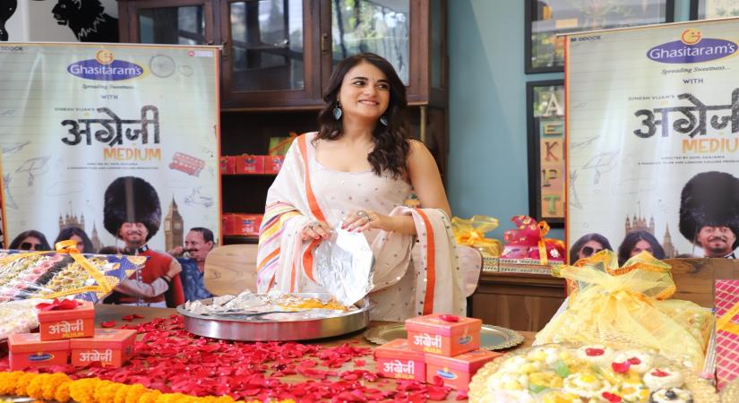 Mumbai: Actress Radhika Madan during the promotions of her upcoming film "Angrezi Medium" in Mumbai on March 12, 2020. (Photo: IANS)