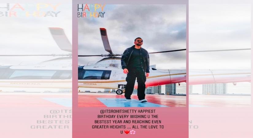 Amid rumours of a rift, Katrina Kaif on Saturday took to Instagram to convey birthday greetings to filmmaker Rohit Shetty, who directs her in the upcoming "Sooryavanshi".