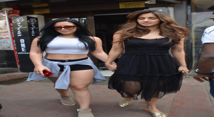 Actor Tiger Shroff's sister Krishna Shroff and actress Disha Patani