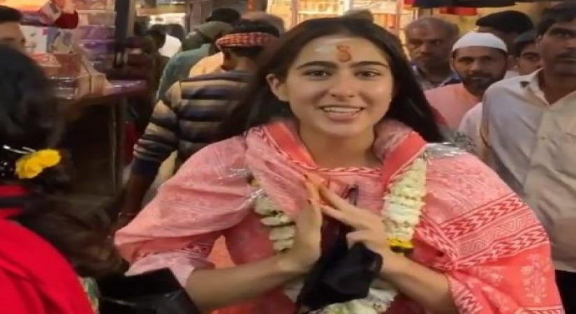 Netizens are shocked to see actress Sara Ali Khan attending Ganga arti and walking in crowded streets of Varanasi despite coronavirus pandemic. Sara on Monday took to Instagram and posted a video in which she is seen  giving a short tour of one of the crowded streets of Varanasi.