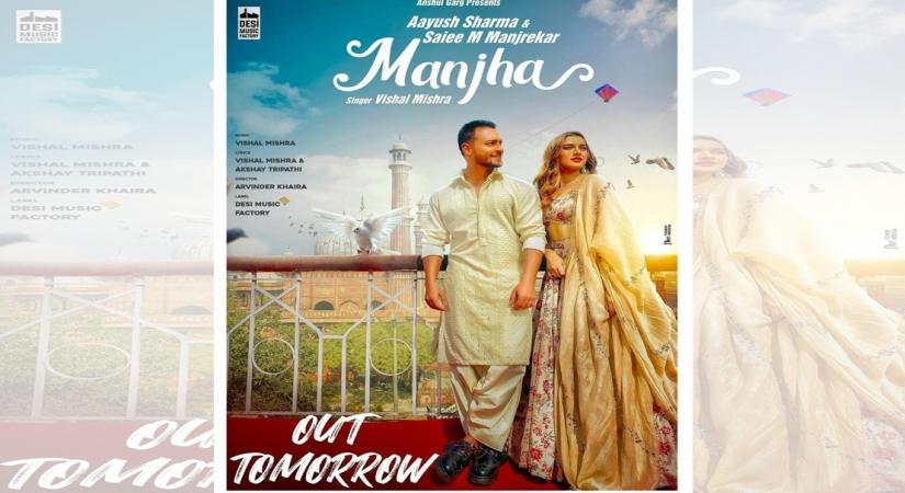 Actors Aayush Sharma and Saiee Manjrekar have featured in a music video, titled "Manjha". The romantic song, which is sung by Vishal Mishra, is already out on YouTube. Its video was shot in Delhi.