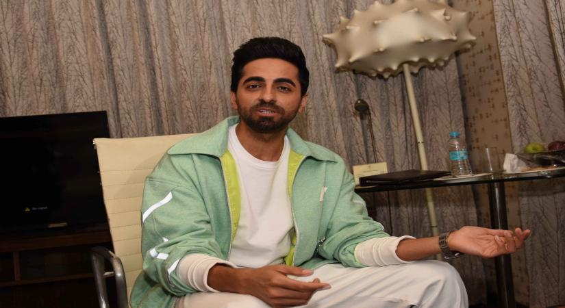 Patna: Actor Ayushmann Khurrana during the promotion his upcoming film 'Shubh Mangal Zyada Saavdhan' in Patna on Jan 22, 2020. (Photo: IANS)