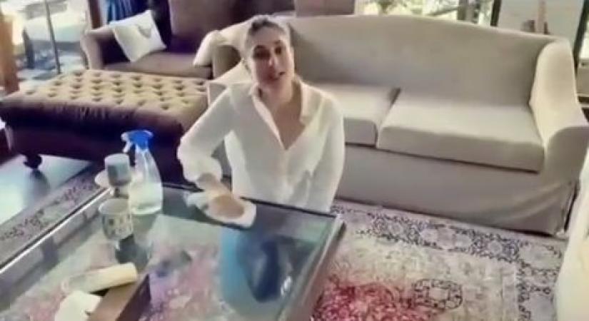 Lockdown diaries: Kareena Kapoor urges fans to disinfect homes.