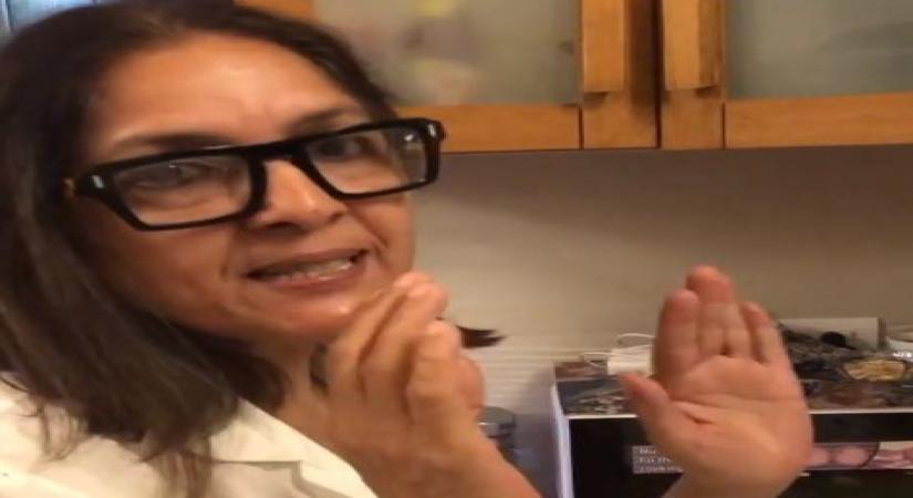 Dehradun, April 25 (IANS) Veteran actress Neena Gupta believes in gender equality. And her recently Instagram video clearly proves it.
