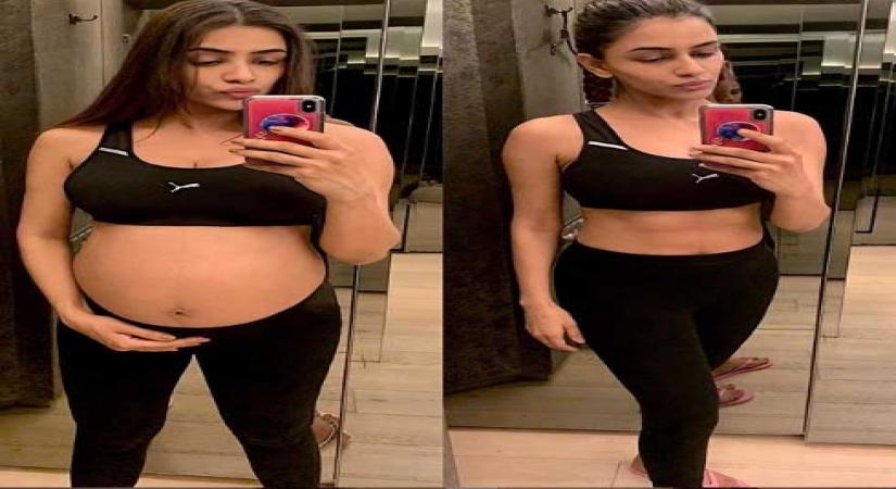 Smriti Khanna shares pic of her fit body post pregnancy.