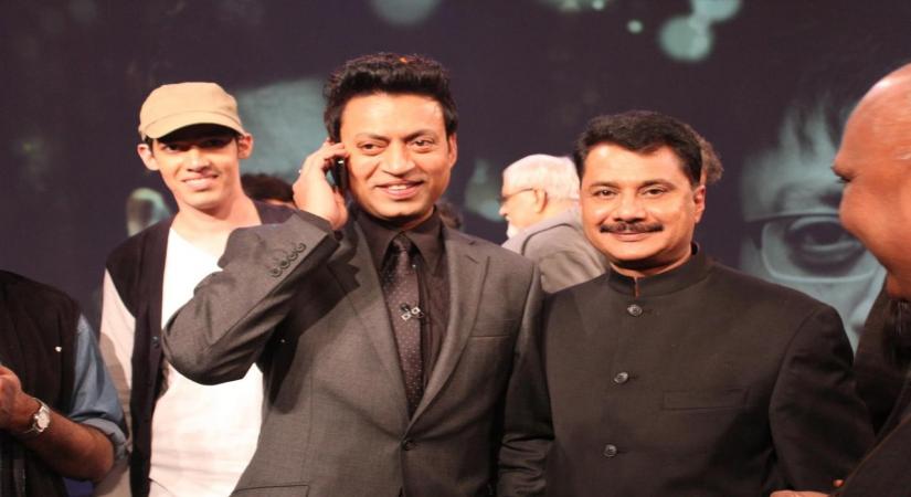 Irrfan with his best friend Haidar Ali Zaidi.