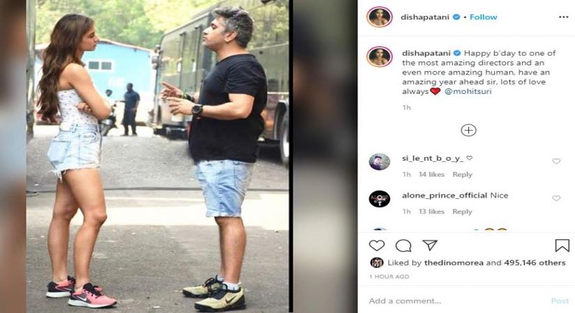 Disha PataniÃ¢ÂÂs special birthday note for Mohit Suri.