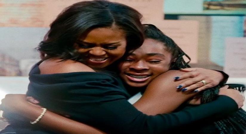 Michelle Obama's new documentary traces her book tour.