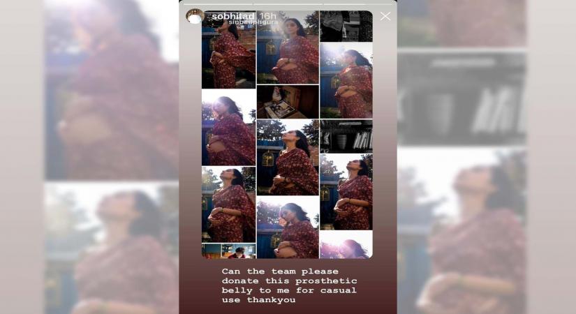 Sobhita Dhulipala wants 'prosthetic belly' for 'casual use'.