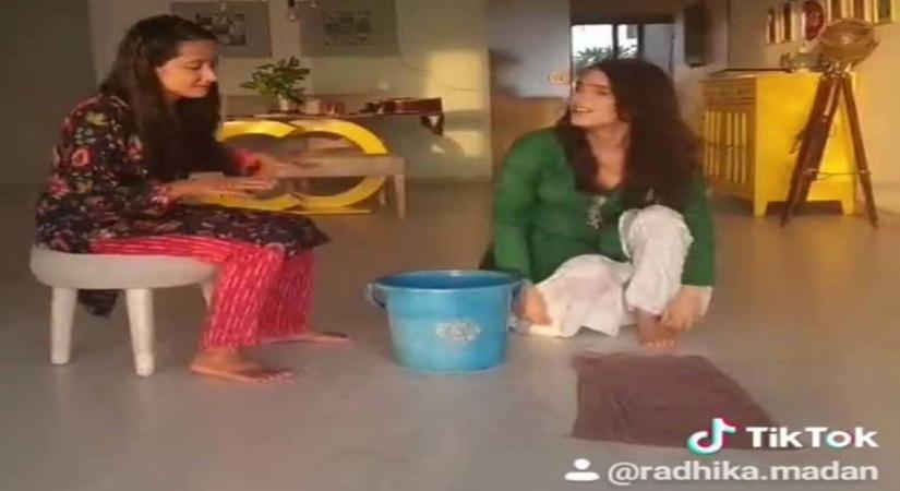 Radhika Madan makes TikTok debut.