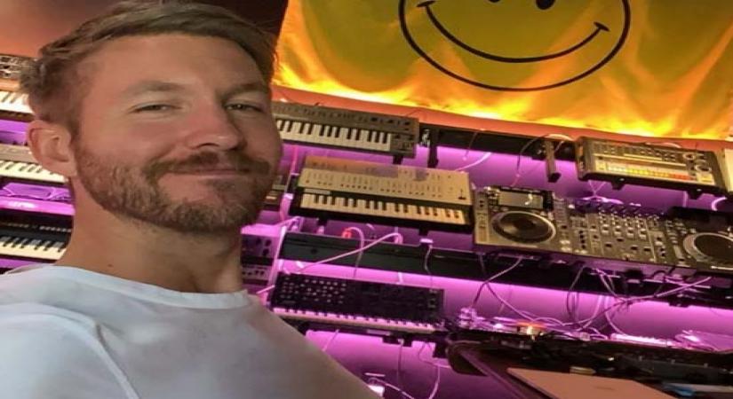 Scottish DJ Calvin Harris.
