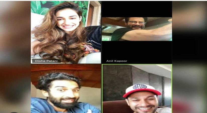 Disha Patani's 'quarantine reunion with my favourite boys'.