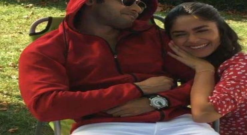 Mrunal Thakur shares a few quirky throwback moments with Abhimanyu Dassani.
