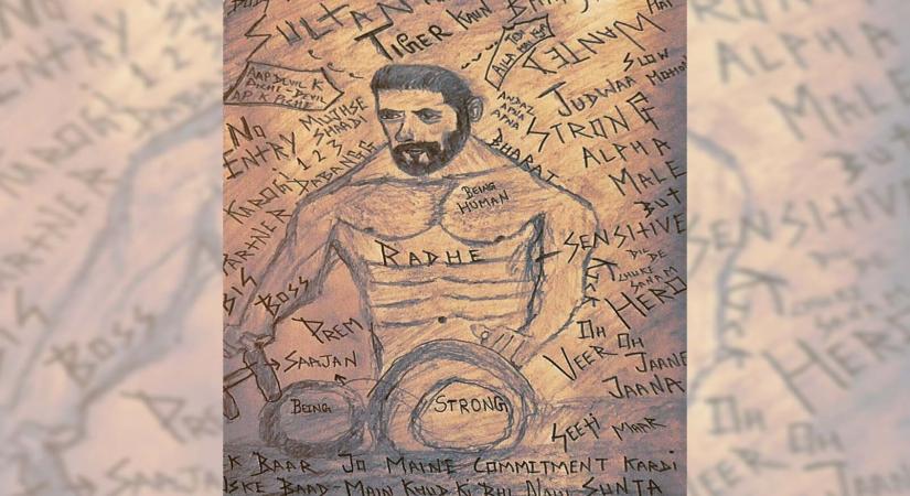 Salman Khan inspires Gautam Gulati's new artwork.