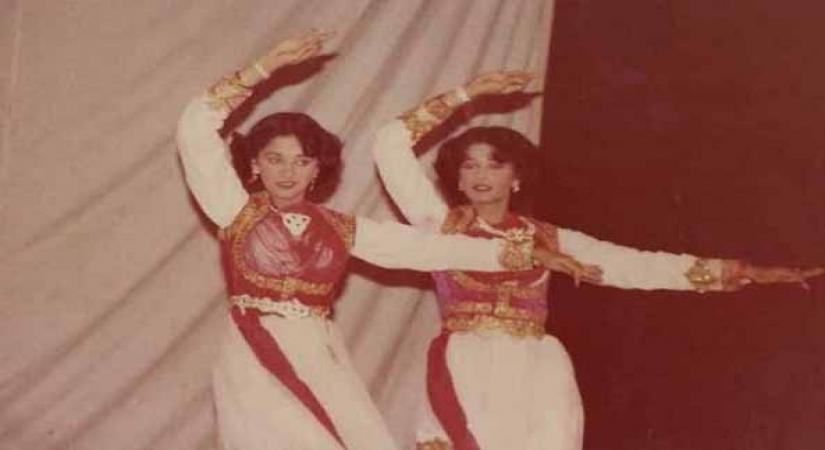 Madhuri Dixit shares throwback pic from school dance competition.