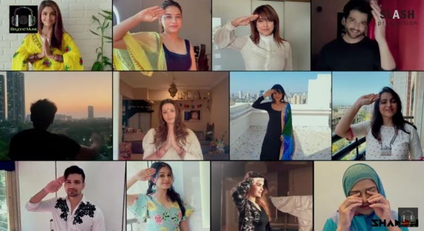 TV stars unite for quarantine special video.