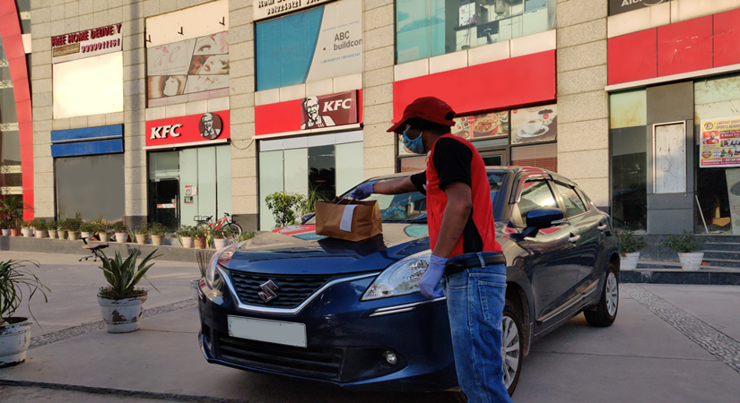 KFC to your car or bike