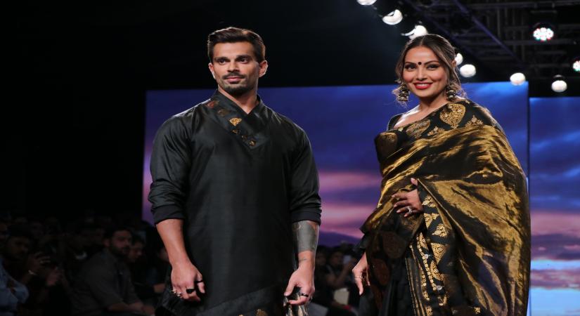 Actors Bipasha Basu and Karan Singh Grover. (Photo: IANS)