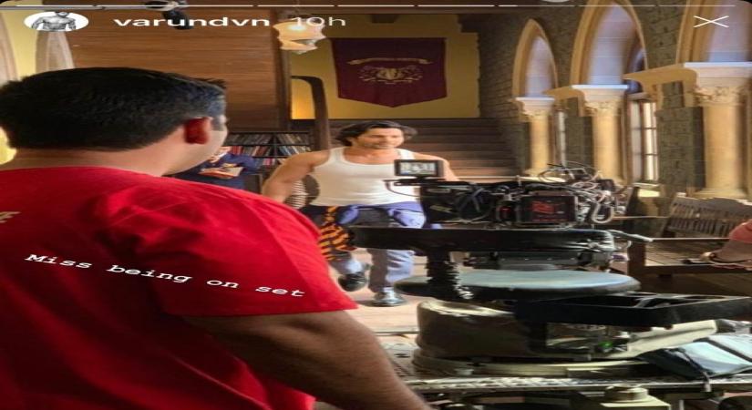Varun Dhawan's misses being on set.