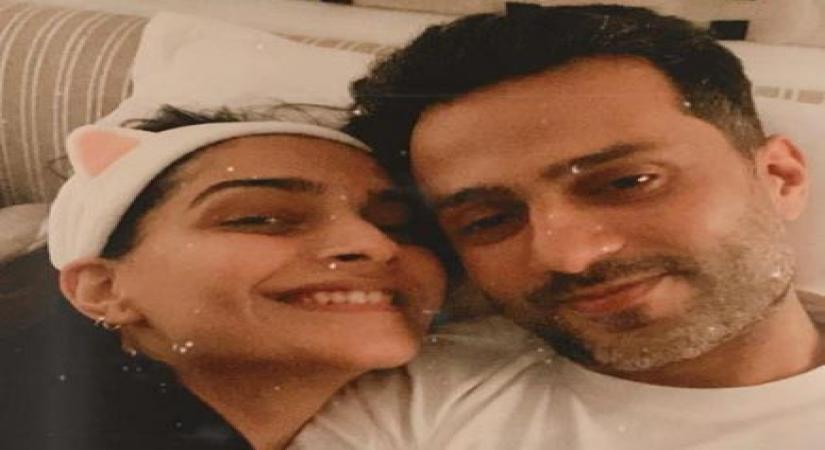 Birthday girl Sonam posts pic with best husband in the world.