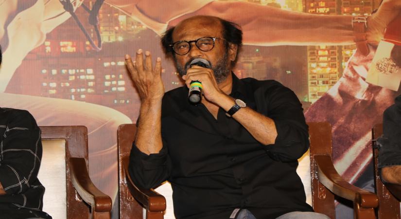 Rajinikanth wears mask and drives Lamborghini, pic goes viral