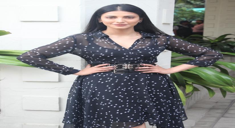 Mumbai: Actress Shruti Haasan during a programme organsied by RPG Foundation in Mumbai on Oct 1, 2019. (Photo: IANS)
