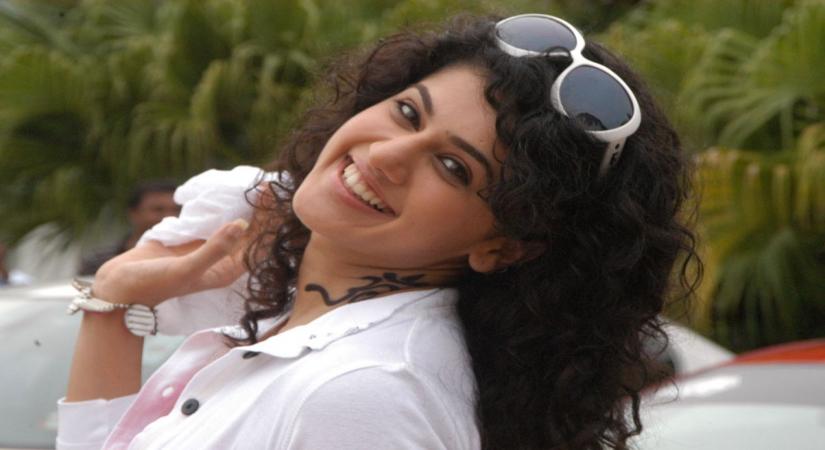 Hyderabad: Actress Taapsee Pannu. (File Photo: IANS)